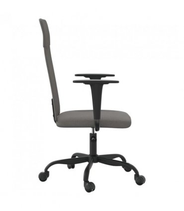 vidaXL Office Chair Dark Grey Fabric