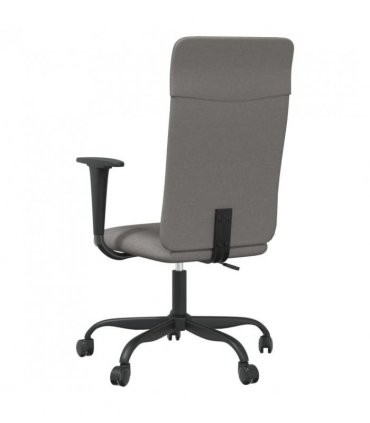 vidaXL Office Chair Dark Grey Fabric