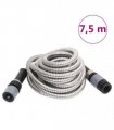 vidaXL Garden Hose with Spray Nozzle Silver 0.6" 7.5 m Stainless Steel