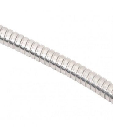 vidaXL Garden Hose with Spray Nozzle Silver 0.6" 7.5 m Stainless Steel