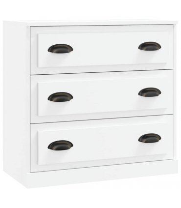 vidaXL Sideboards 3 pcs White Engineered Wood — V0671963990