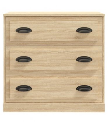 vidaXL Sideboards 2 pcs Sonoma Oak Engineered Wood
