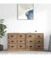 vidaXL Sideboards with Drawer 2 pcs Artisan Oak 70 x 35.5 x 67.5 cm — V0671964041
