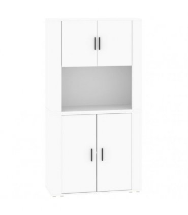 vidaXL Highboard White Engineered Wood