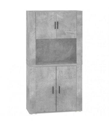 vidaXL Highboard Concrete Grey Engineered Wood