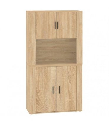 vidaXL Highboard Sonoma Oak Engineered Wood