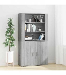 vidaXL Highboard Grey Sonoma Engineered Wood — V0671964108