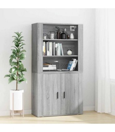 vidaXL Highboard Grey Sonoma Engineered Wood — V0671964108