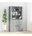 vidaXL Highboard Grey Sonoma Engineered Wood — V0671964108