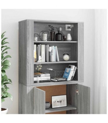 vidaXL Highboard Grey Sonoma Engineered Wood — V0671964108