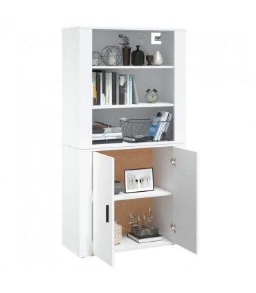 vidaXL Highboard White Engineered Wood — V0671964109