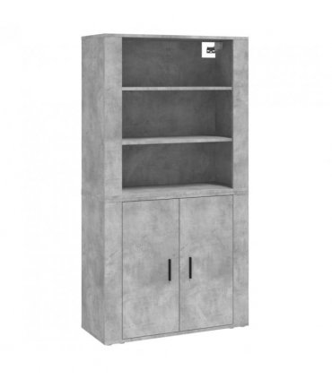 vidaXL Highboard Concrete Grey Engineered Wood — V0671964110