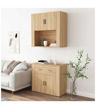 vidaXL Highboard Sonoma Oak Engineered Wood — V0671964114