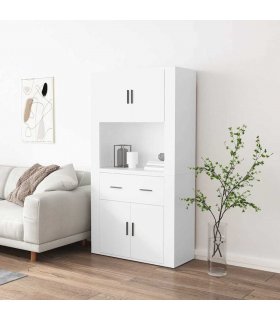 vidaXL Highboard White Engineered Wood — V0671964115