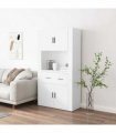 vidaXL Highboard White Engineered Wood — V0671964115