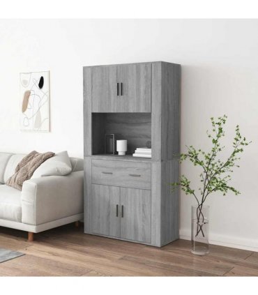 vidaXL Highboard Grey Sonoma Engineered Wood — V0671964120