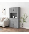 vidaXL Highboard Grey Sonoma Engineered Wood — V0671964120