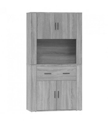 vidaXL Highboard Grey Sonoma Engineered Wood — V0671964120