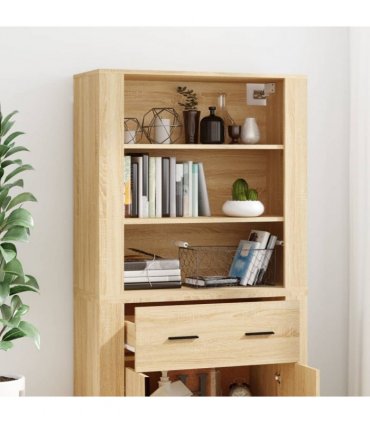 vidaXL Highboard Sonoma Oak Engineered Wood — V0671964124
