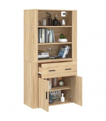 vidaXL Highboard Sonoma Oak Engineered Wood — V0671964124