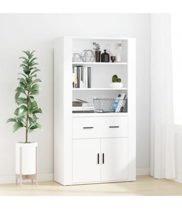 vidaXL Highboard White Engineered Wood — V0671964125