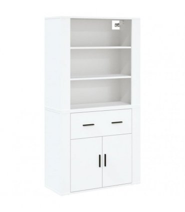 vidaXL Highboard White Engineered Wood — V0671964125