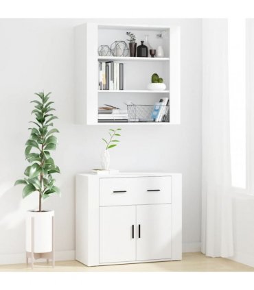 vidaXL Highboard White Engineered Wood — V0671964125