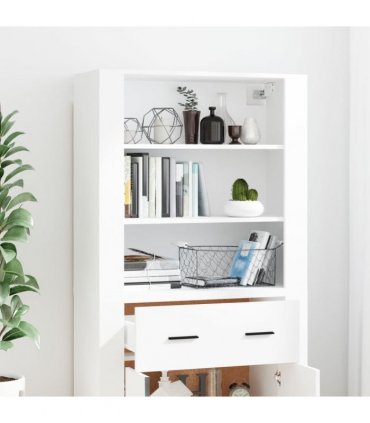 vidaXL Highboard White Engineered Wood — V0671964125