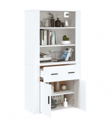 vidaXL Highboard White Engineered Wood — V0671964125