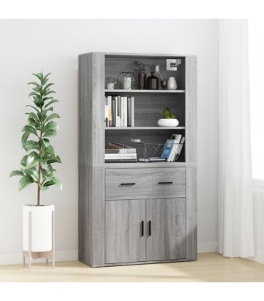vidaXL Highboard Grey Sonoma Engineered Wood — V0671964127