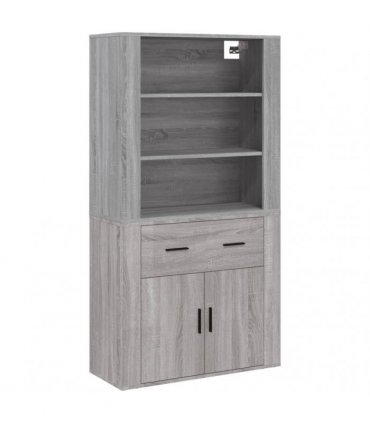 vidaXL Highboard Grey Sonoma Engineered Wood — V0671964127