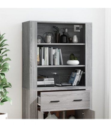 vidaXL Highboard Grey Sonoma Engineered Wood — V0671964127