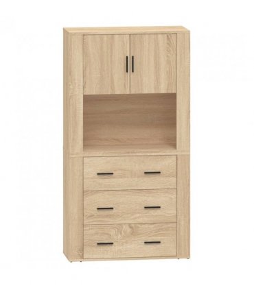 vidaXL Highboard Sonoma Oak Engineered Wood — V0671964130