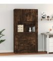 vidaXL Highboard Smoked Oak Engineered Wood
