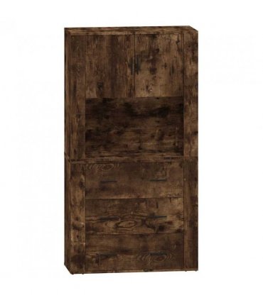 vidaXL Highboard Smoked Oak Engineered Wood