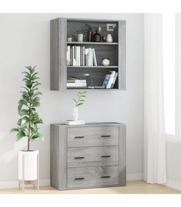 vidaXL Highboard Grey Sonoma Engineered Wood — V0671964141