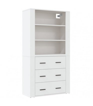 vidaXL Highboard White Engineered Wood — V0671964142