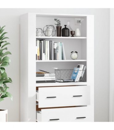 vidaXL Highboard White Engineered Wood — V0671964142