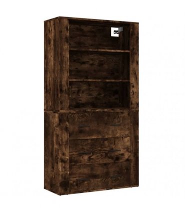 vidaXL Highboard Smoked Oak Engineered Wood — V0671964143