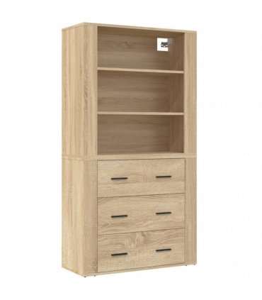 vidaXL Highboard Sonoma Oak Engineered Wood — V0671964144