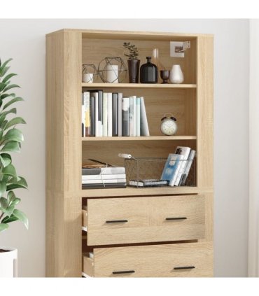 vidaXL Highboard Sonoma Oak Engineered Wood — V0671964144