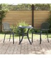 vidaXL Garden Chair 2 pcs Anthracite 56 x 65 x 89 cm Steel