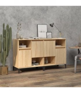 vidaXL Sideboards 2 pcs Sonoma Oak 60x35x70 cm Engineered Wood — V0671964254