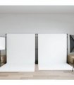 vidaXL Backdrop Stands 2 pcs Black 254x243 cm Steel — Size: 254 x 243 cm (2 pcs)
