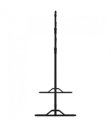vidaXL Backdrop Stands 2 pcs Black 254x243 cm Steel — Size: 254 x 243 cm (2 pcs)