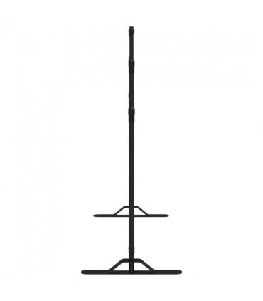 vidaXL Backdrop Stands 2 pcs Black 305x243 cm Steel — Size: 305 x 243 cm (2 pcs)