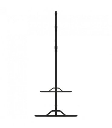 vidaXL Backdrop Stand Black 305x243 cm Steel — Size: 305 x 243 cm