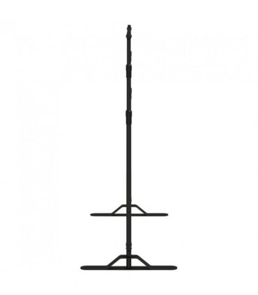 vidaXL Backdrop Stand Black 254x243 cm Steel — Size: 254 x 243 cm