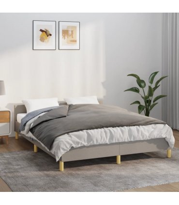 vidaXL Weighted Blanket with Cover Grey 122x183 cm 5 kg Fabric — Size: 122 x 183 cm