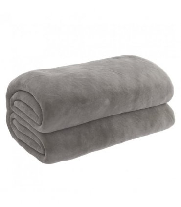 vidaXL Weighted Blanket with Cover Grey 122x183 cm 5 kg Fabric — Size: 122 x 183 cm